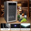 Nutrichef 15Bottles Compressor Wine Cooler Ss Door PKCWC15